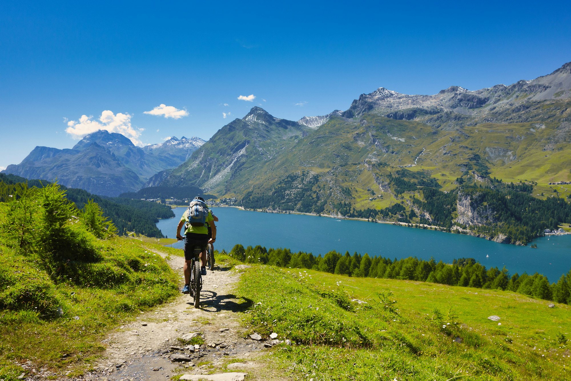 Cycling in the mountains